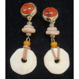 1980's Large Dangle Earrings